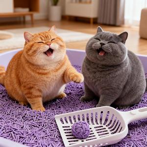 ทรายแมวเต้าหู้กลิ่นลาเวนเดอร์ ผสมถ่านกัมมันต์ ปลอดภัยต่อสิ่งแวดล้อม ย่อยสลายได้ ทิ้งชักโครกได้ ไม่ติดโถ จับตัวเป็นก้อนเร็ว - Product Image 1