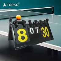 Tableau de score en plastique TOPKO populaire pour le tennis de table, le basketball, le football, le volley-ball