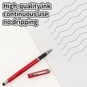 Stylo Gel Métallique Noir Personnalisé de Haute Qualité 0,5 mm avec Logo Personnalisé, Stylet Universel pour Écriture Manuscrite, Utilisation Bureau et École 1902-Touch - Product Image 3
