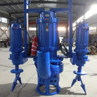 Pompa Lumpur Air Slurry Proyek Pengerukan Pasir Lumpur Partikel Padat Besar Multistage Kapasitas Tinggi Berbahan Logam Keras Elektrik