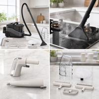 Nettoyeur vapeur portable pour tapis domestique, machine légère de nettoyage des taches avec fonction d'extraction par pulvérisation, aspirateur pour usage domestique