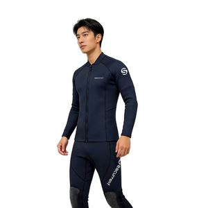 Seacurrent 3mm <b>Wetsuit</b> Long Sleeve High Neck Unisex Neoprene Diving Surfing Swimming Gear - Product Image 3