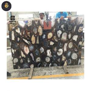 Italy Monte <span class=keywords><strong>Carlo</strong></span> grey Agate đánh bóng tấm & gạch đá tự nhiên - Product Image 3