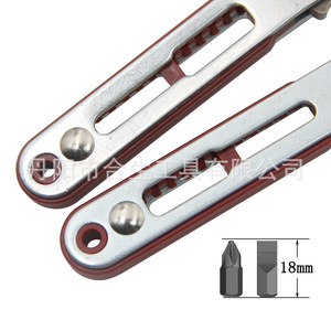 Juego de destornilladores de trinquete de doble punta Mr Drill de 6,35 mm, grado industrial cromado, para espacios estrechos - Product Image 2