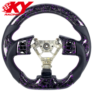 Volante deportivo de fibra de carbono forjado personalizado, adecuado para Nissan 350Z 370Z FX35 FX45 e Infiniti G35 - Product Image 1