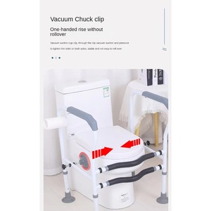 Toilet Chair for Disabled Price Human Patient Chair Portable Toilet Commode Chair Plastic - Product Image 6