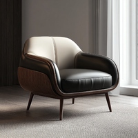 Fauteuil à bascule en velours capitonné blanc moderne et luxueux pour hôtel, salon, salle à manger, chambre, appartement – Confortable et élégant