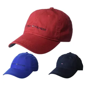 Nueva moda bajo moq 3D bordado gorra personalizada sombreros estampado demin algodón béisbol gorras deportivas