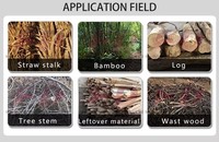 Broyeur de brindilles et de branches de bois produisant des copeaux de bois pour paillis de jardin, compost et amélioration du sol