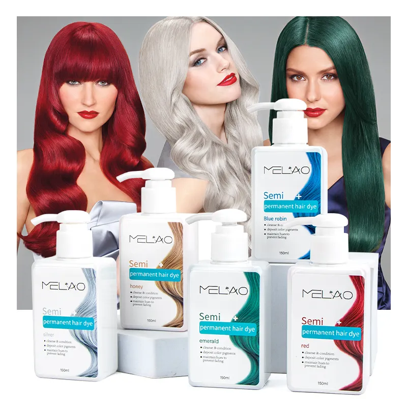 MELAO Korean Semi Permanent Hair Dye Hair Color Cream Hair Dye Professional Depositing Conditioner