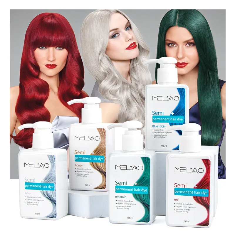 Zhismelao — crème de teinture Semi-permanente pour cheveux, coloration coréenne, conditionneur de dépôt professionnel, crème de coloration pour cheveux