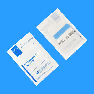 10cm x 10cm <span class=keywords><strong>Film</strong></span> PU kedap air rias transparan <span class=keywords><strong>semi</strong></span>-berpori perban luka perban medis transparan - Product Image 6
