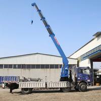 Livraison gratuite Grue montée sur camion sûre et fiable avec une qualité stricte Support de la personnalisation à la demande