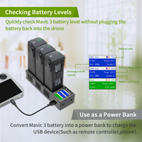 Adaptateur de chargeur de batterie pour drone LIMI série M3, charge rapide simultanée, hub de charge multiple YX pour DJI Mavic 3
