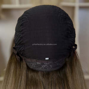 Luxury & smooth Self-production & sales Premium <b>Lace</b> Silk Top Long European Russian Human Hair Kosher Jewish <b>Wigs</b> - Product Image 6