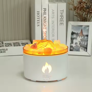 Nuevo hogar 700ml gran capacidad ultrasónica piedra de sal volcánica humidificador de aire de niebla fría difusor de Aroma de roca volcánica - Product Image 5