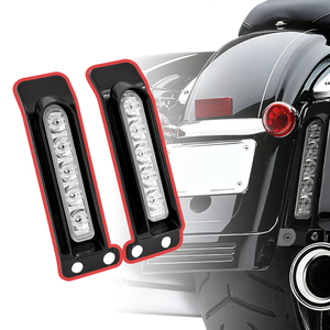 2PCS LED Saddlebag <b>Gap</b> Turn Signal Brake Lights for Harley Road King / Street Glide 2014+ Touring Models - Product Image 2