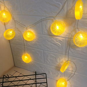 USB/<strong>Battery</strong> Fruit Lemon 10 LED Slice String Lights Flashing Garland Wall Lamp <strong>Battery</strong> Powered <strong>Indoor</strong> Outdoor <strong>Lighting</strong> - Product Image 4