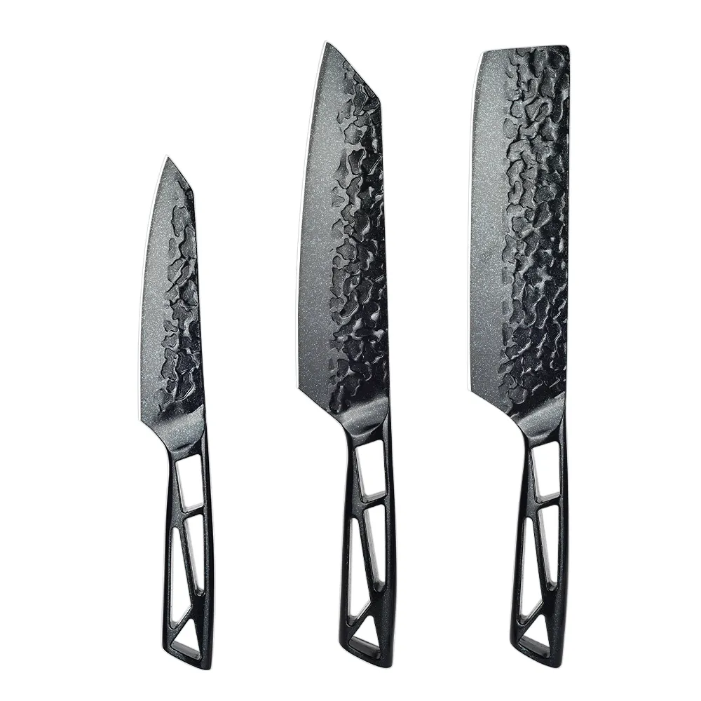 Top Sells 3Pcs multifunction meat vegetable Stainless Steel Kitchen Knife Chef Knives Set