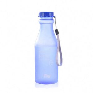 Bpa Free Plastic Water <b>Bottle</b> With Strap Candy Colors For Outdoor Hiking Camping Travel Modern Design Screw-On Cap - Product Image 2