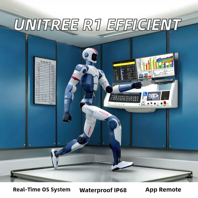 Unitree R1 Robotic Solution for Material Transport and Inspection with High Speed and High Payload Capacity