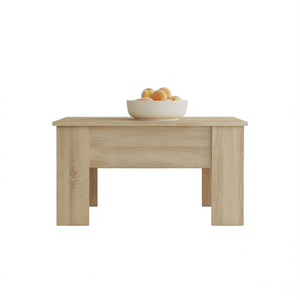 โต๊ะกาแฟโซโนมาโอ๊ค 31.1x19.3x16.1 นิ้ว ดีไซน์ทันสมัย เฟอร์นิเจอร์ห้องนั่งเล่นแบบขยายได้ - Product Image 1