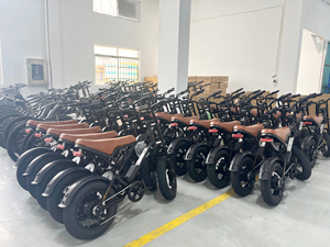 จักรยานเสือภูเขาไฟฟ้าสำหรับผู้ใหญ่ 750W Brushless Lithium ขนาด 20 นิ้ว ระบบกันสะเทือนเต็มรูปแบบ สไตล์เรโทร สำหรับขี่บนถนน - Product Image 2