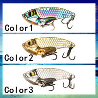 MISTER LURE Metall-VIB-Vibrationsköder, 5er-Set, 7g-14g, 3,9cm-5,4cm, Hartmetall-Klingenköder, VIB-Metallköder