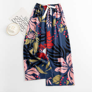 Pantalones Largos de Pijama para Mujer, Talla Grande, Transpirables, 100% Algodón, Bonitos, Finos, Invierno 2026 - Product Image 1