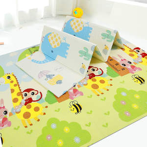 Alfombrilla para gatear para bebés de fábrica 2025 con bolso de viaje, alfombrilla impermeable segura, buen regalo para niños y niñas - Product Image 2