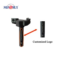 Miaorui 12*60 * 80L * 3T couteaux en carbure interchangeables rainurage CNC Spoilboard surfaçage routeur Bits visage fin fraise OEM