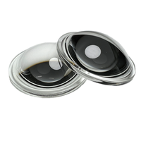 Lentille optique sphérique personnalisée en quartz K9, D/R1.98, usinage de haute précision, revêtement multicouche pour la recherche en optique industrielle