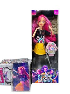 Linda siêu phổ biến độc quyền Kpop Phù Thủy săn Phiên bản hoạt hình 11.5 inch 12 khớp cơ thể thật với bài hát chủ đề ánh sáng đầy màu sắc - Product Image 2