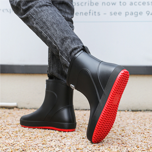 המפעל הסיטונאי באיכות גבוהה גברים אופנתיים מגפי גשם למבוגרים נעלי גשם למבוגרים עבור קיץ ואביב - Product Image 1