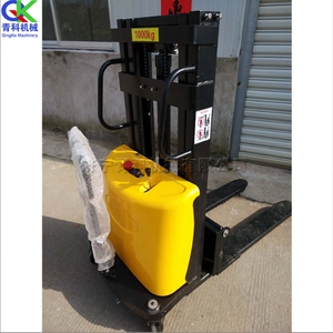 Empilhador elétrico hidráulico 1.5t, equipamento de frete, levantamento automático e descarga de fábrica, caminhão - Product Image 5