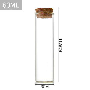 12ml 15ml 20ml 25ml 40ml 60ml Mini recipiente <span class=keywords><strong>de</strong></span> vidrio botella jarrón <span class=keywords><strong>con</strong></span> tapón <span class=keywords><strong>de</strong></span> tapa <span class=keywords><strong>de</strong></span> <span class=keywords><strong>corcho</strong></span> - Product Image 6