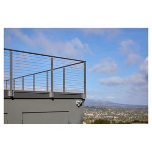 Système de balustrade en câble métallique flexible Prima, acier inoxydable 316, <span class=keywords><strong>pour</strong></span> balcon et terrasse courbes - Product Image 6