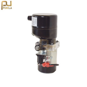 Unidad de Potencia Hidráulica de 12 Voltios y 1.2KW, 3 Litros, de Hierro Fundido, Pequeña Estación Hidráulica, Unidad de Potencia con Bomba Hidráulica de Elevación Automática - Product Image 3