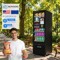 Distributeur automatique de snacks et de boissons RUNYANG à vendre, écran tactile, distributeurs automatiques écologiques