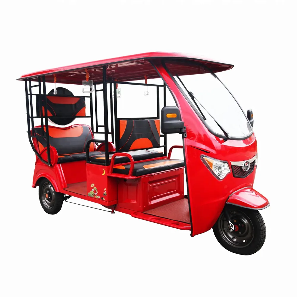 Minghong 3 колеса Электрический тук-пассажирские транспортные средства Филиппины такси пассажирские трехколесные по низкой цене