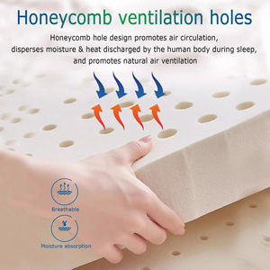 Bán buôn cao su thiên nhiên nệm 100% mà sẽ không sụp đổ, NHÀ NỆM, 1.2x2 m, 15 cm - Product Image 5