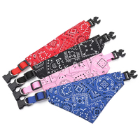 Bandana réglable en polyester doux, personnalisable, blanc, pour chien et chat, vierge, sublimable, accessoire vestimentaire pour animaux de compagnie, toutes tailles