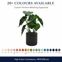 Mini pots en céramique émaillée pour plantes artificielles, bonsaïs, petits ornements pour la décoration de bureau et de jardin, jardinières pour fleurs