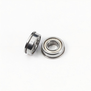 Miniature Ball <b>Bearings</b> With Flange 10 Mm Inner Diameter P0 Precision Single Row Deep Groove <b>Bearing</b> No Seal - Product Image 1