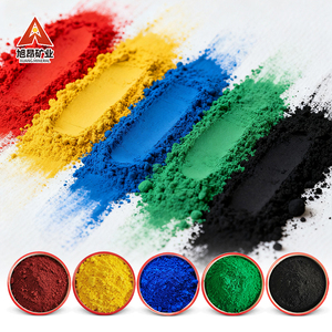 Pigmento de óxido de hierro, barro de diatomeas, azulejo de suelo de cemento colorido, pigmento inorgánico en polvo, colorante de hormigón, óxido de hierro (III) - Product Image 1