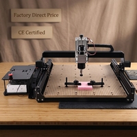 Routeur CNC de bureau 4540, broche 500W, mini machine de gravure laser à diode haute précision pour acrylique, contreplaqué, bois, ardoise, bambou - Nouveau