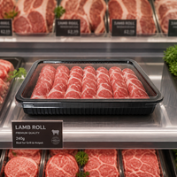 Contenants Premium de 240 g : Spécialement conçus pour des portions de viande standardisées, répondant aux besoins des marchés de détail haut de gamme et des restaurants.