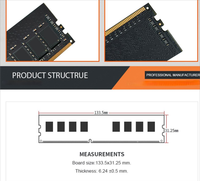 Mémoire RAM de jeu Centaur OEM DDR4 4 Go/8 Go/16 Go/32 Go pour PC de bureau 2400/2666/3200 MHz ECC Prix usine Stock Application Ordinateur portable