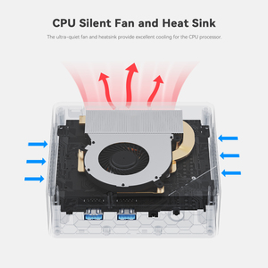 Beelink MINI S13 Pro Intel <span class=keywords><strong>Celeron</strong></span> N150 <span class=keywords><strong>12gen</strong></span> Office Mini PC 4C/4T 2GHz jusqu'à 3.6GHz Ordinateur de bureau Gaming Minipcs - Product Image 3