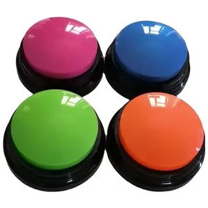 Bouton sonore de buzzers de réponse enregistrables pour les jouets de Communication élément de buzzer en céramique piézo bouton pour animaux de compagnie de chien